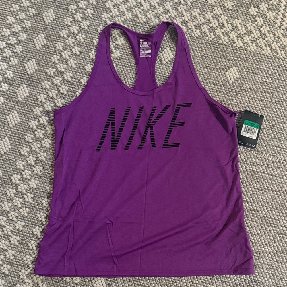 Nike Women's Vibrant Purple Racerback Tank